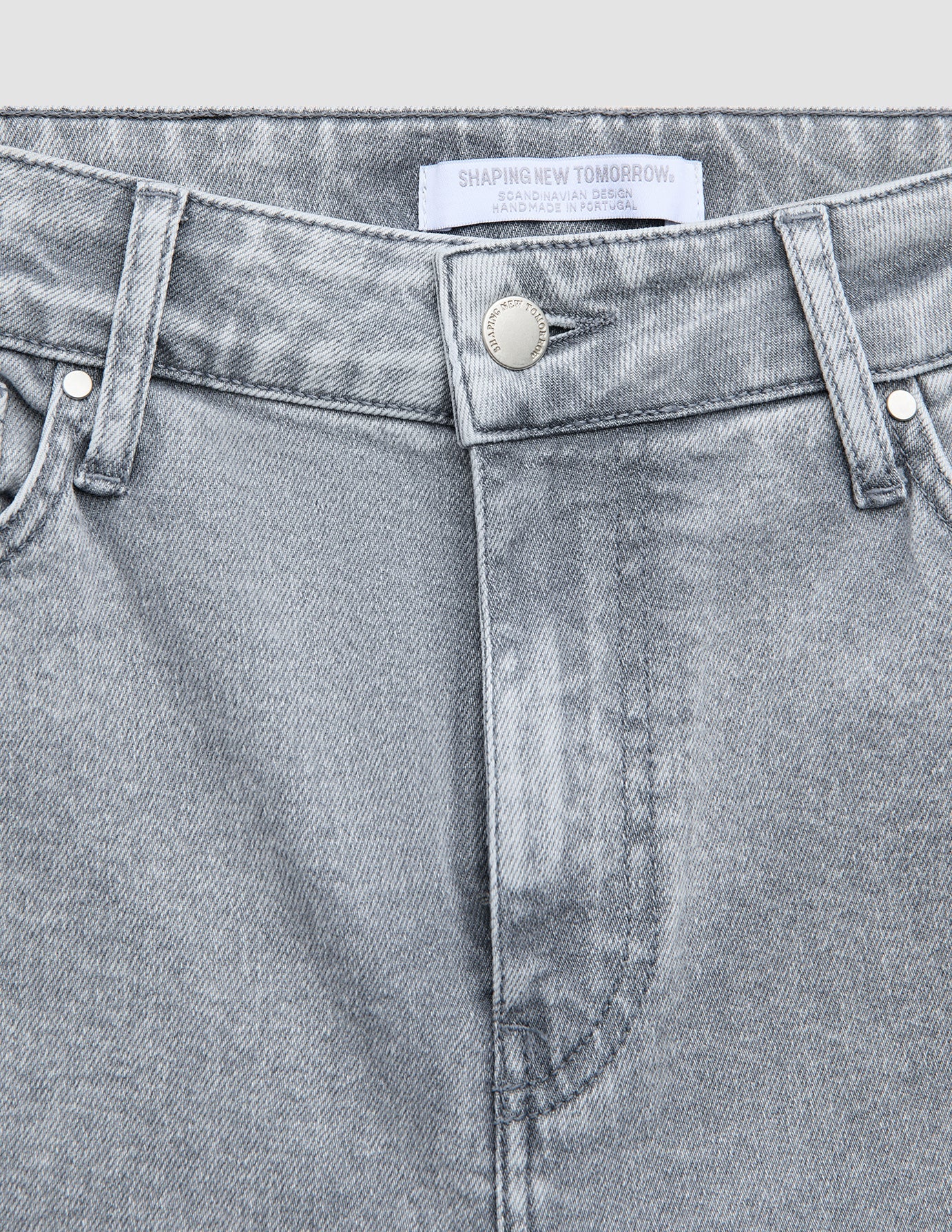 Women's Classic Jeans Relaxed Light Grey Washed